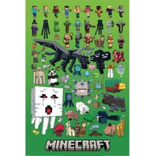 Pyramid International Minecraft Character Montage Poster - Wallscroll 61x92cm