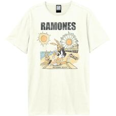 Amplified Rockaway Beach Ramones Vintage T-Shirt - T-Shirt