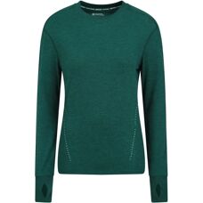 Mountain Warehouse Damen Dunkelgrünes Lauf-T-Shirt