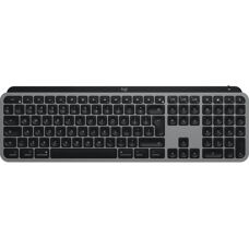 Logitech MX Keys S voor Mac Toetsenbord - Draadloos RF + Bluetooth - US Internationaal - Aluminium, Zwart