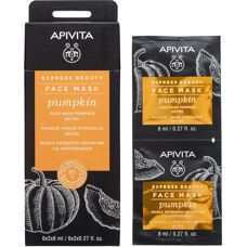 Apivita Kürbis Gesichtsmaske - Detox & Aufhellung - 2x8ml