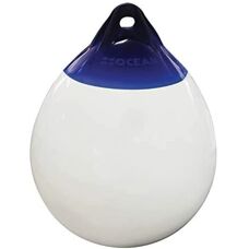 Ocean Heavy Duty Buoy R4 - 52x68cm Blanc-Bleu - Bouée - Publicité