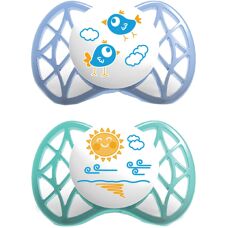 Succhietto Nuvita Ortodontico Silicone 0M+ Blu Tiffany - Succhietto
