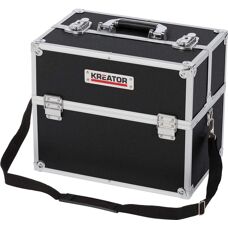 Kreator Aluminium Werkzeugkoffer - Schwarz - 36x23x30cm