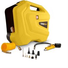 PowerPlus 1100W Draagbare Compressor - 8bar, 180L/min - 11 Accessoires