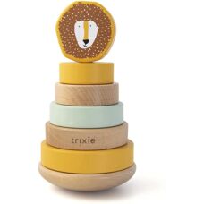 Trixie Mr Lion Tour à empiler - Jouet éducatif en bois - Publicité