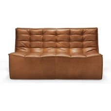 Ethnicraft - N701 - Marrone - Pelle anilina - Sofa