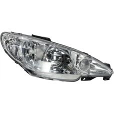 Faros Van Wezel H7/h7 - Derecho - para Peugeot 206