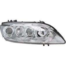 Phare droit VAN WEZEL GJ6A-51-0K0C - Chrome, H1/H1/H3, Feu de brouillard