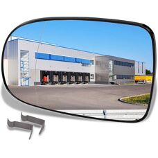 Verre de rétroviseur asphérique gauche non chauffant - Rétroviseur