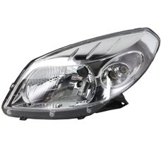 Dacia Modelo 8200733878 Faros izquierdo, H4, Cromo
