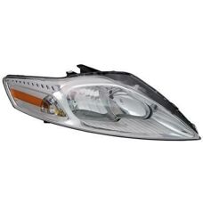 VAN WEZEL Ford Mondeo 4 Headlight - Right, Yellow, H7/H1