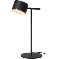 Lucide GIAN Lampe de Table - LED Dimmable - Noir - Publicité