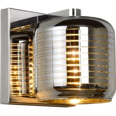 Lámpara de Pared Lucide Eryn Cromo - Diseño Micrófono - 42W