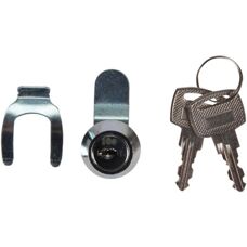 Perel BG25 Grey Mailbox Lock - Durable, Easy Install, 2 Keys