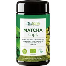 Capsules de Matcha Bio Biotona - Supplément - Publicité