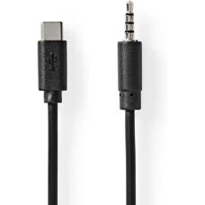 Nedis Modell CCGB65950BK10 USB-C till 3,5 mm ljudkabel - 1m