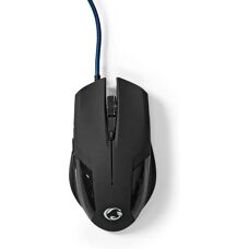 Ratón Gaming Nedis GMWD110BK - Diestros, 7200 DPI