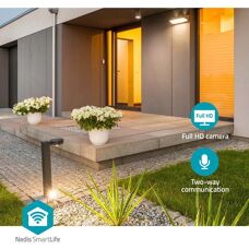 Nedis SmartHome 3MP Buitenbeveiligingscamera - IP65, Pan/Tilt, Nachtzicht