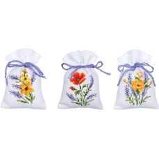 Vervaco PN-0165143 Juego de 3 bolsitas de lavanda y hierbas