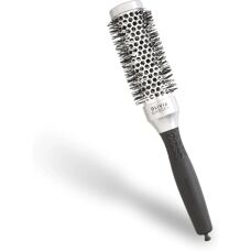 Olivia Garden Silver Blowout Thermal Round Hair Brush - Hair Dryer Tool