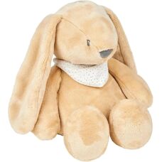 NATTOU Sleepy Bunny Pale Brown - Sleep Toy with Cry Sensor