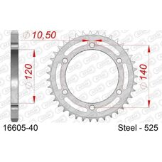 AFAM Stål Bakhjulsdrev 16605 - 525 - Unisex - Bakdrev