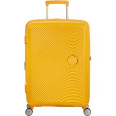 American Tourister Soundbox 4 kolečkový kufr 67 cm - zlatě žlutý