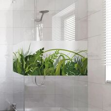 Ambiance Stickers Dschungel Fenster Sichtschutz - 100x40cm