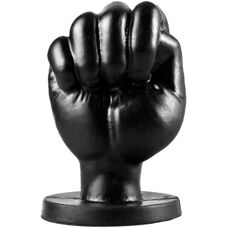 Main de Fisting Noire - Jouet de Fisting 13 cm
