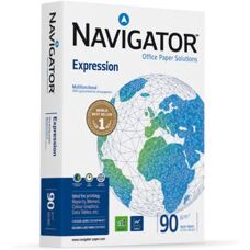 Papier d'imprimante Navigator Expression A4 - Blanc Mat - 90g - Pack de 5 - Publicité
