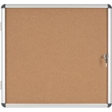 Bi-Office Magnettafel mit Korkrahmen - 6xA4 - 72x67,4cm