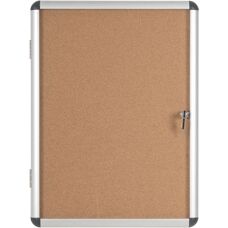 Bi-Office Innenanzeige - 4 A4 Blätter - Korkhintergrund