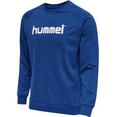 Hummel Cotton Logo Sweatshirt Woman True Blue - Sweatshirt
