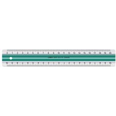 Linex 20cm Grøn akryl lineal - Skole & Hjem Redskab