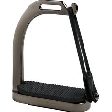 HorseGuard HG Sicherheitsstigbøyle Gun Metal - 110