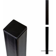 Plus Stahlzaunpfosten 4,5x4,5x186 cm - Für Einbettung - Inkl. 1 Pfostenkappe