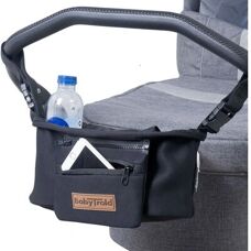 BabyTrold 11-51S Lastenrattaan tarra- ja mukiteline Softshell Musta