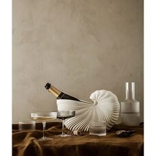 ferm LIVING Ripple Champagne Saucers - Sett med 2 - Klar