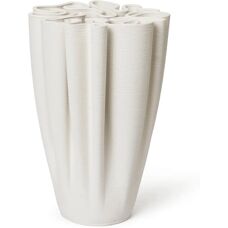 Ferm Living Dedali Vase - 25,5cm Off-White - Keramikblumenvase