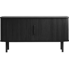 Drawer Callan Svart Buffet - Skjenk med Skyvedører