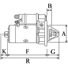 HC-CARGO 113430 Starter Motor - Démarreur