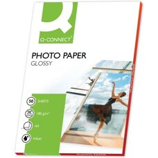 Q-Connect KF02771 White Gloss Photo Paper - Photo Paper