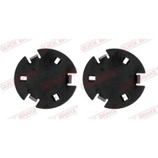 QUICK BRAKE W1244 Laminato anti-schioriglio - Pastiglie dei freni