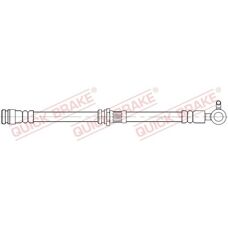 Tubo del freno Quick Brake M10x1 - 463mm per Mazda CX-5