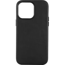 Essentials iPhone 14 Pro Max Étui en cuir MagSafe Noir