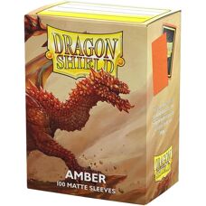 Dragon Shield Amber Matte Kartenhüllen - Standard 63x88 mm