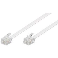 MicroConnect MPK191W Hvit Telefonkabel - 15m