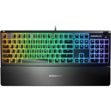 Teclado de Jogos SteelSeries Apex 3 RGB - QWERTY - Preto