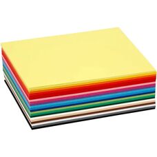 Colortime Kreativkarte A6 180g - Bunte Farben - Papierart